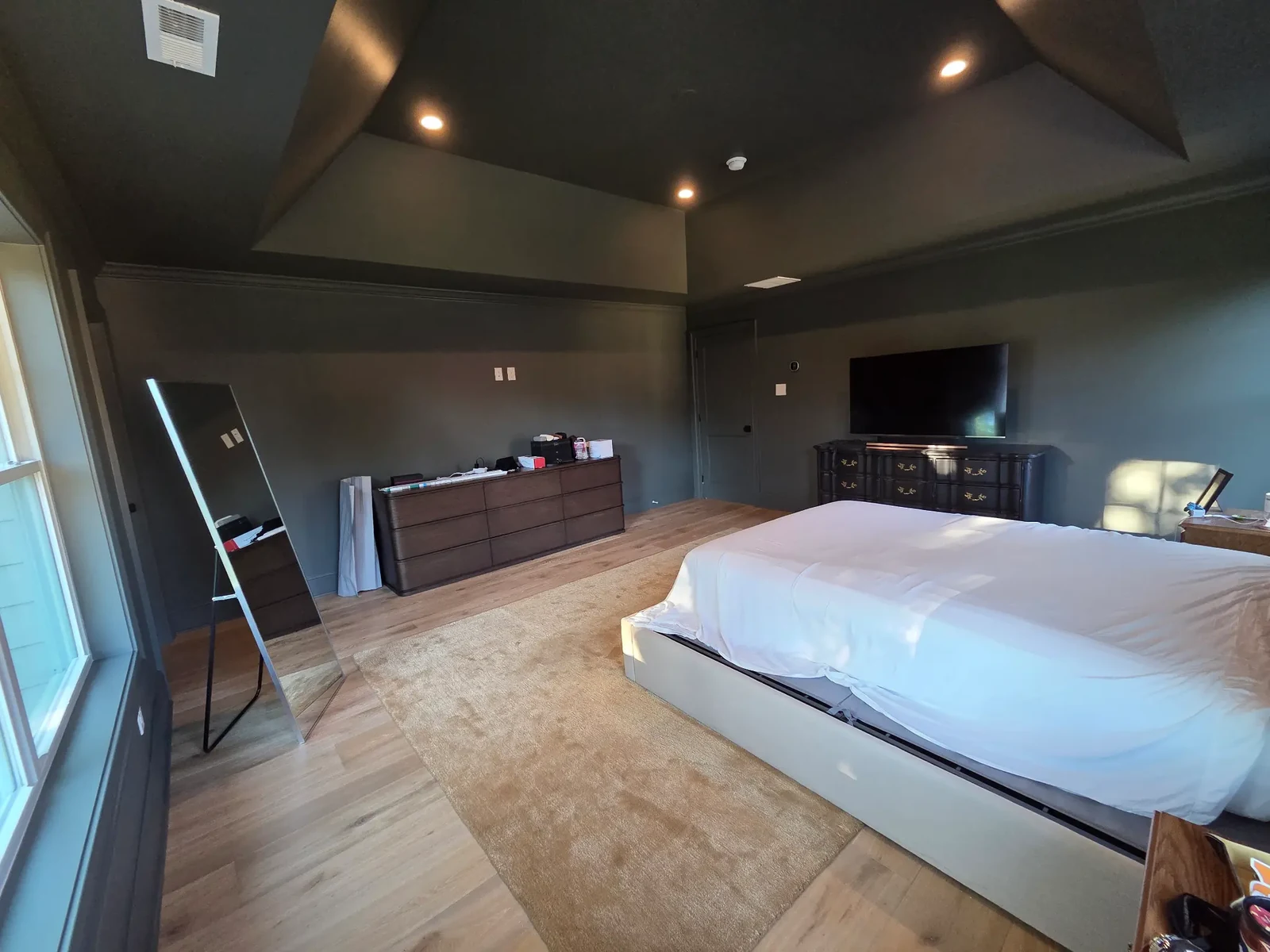 Completed alternate main bedroom view in Carly’s Bala Cynwyd home