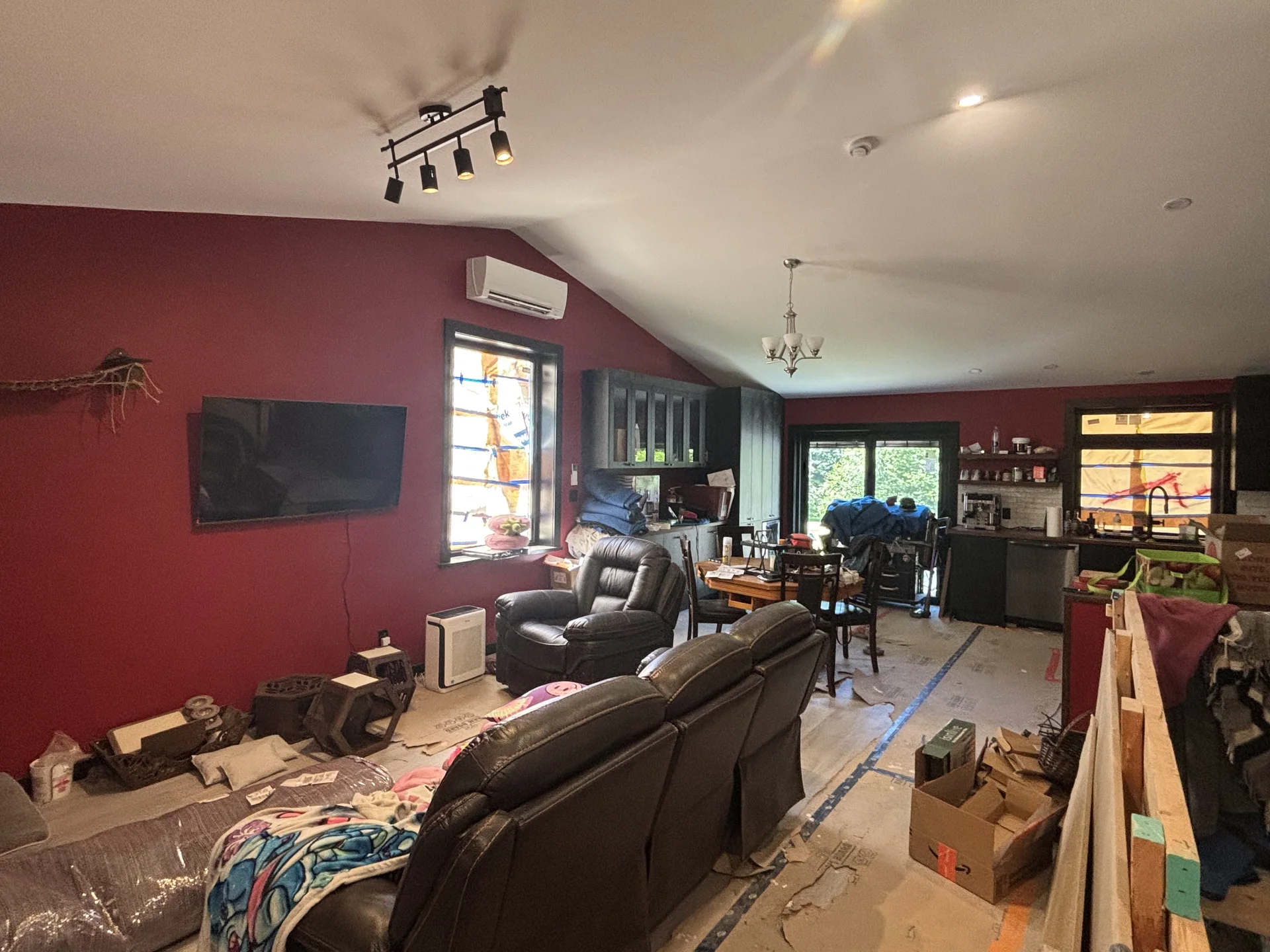 After interior repaint at Charissa residence, Valleycliffe Squamish BC
