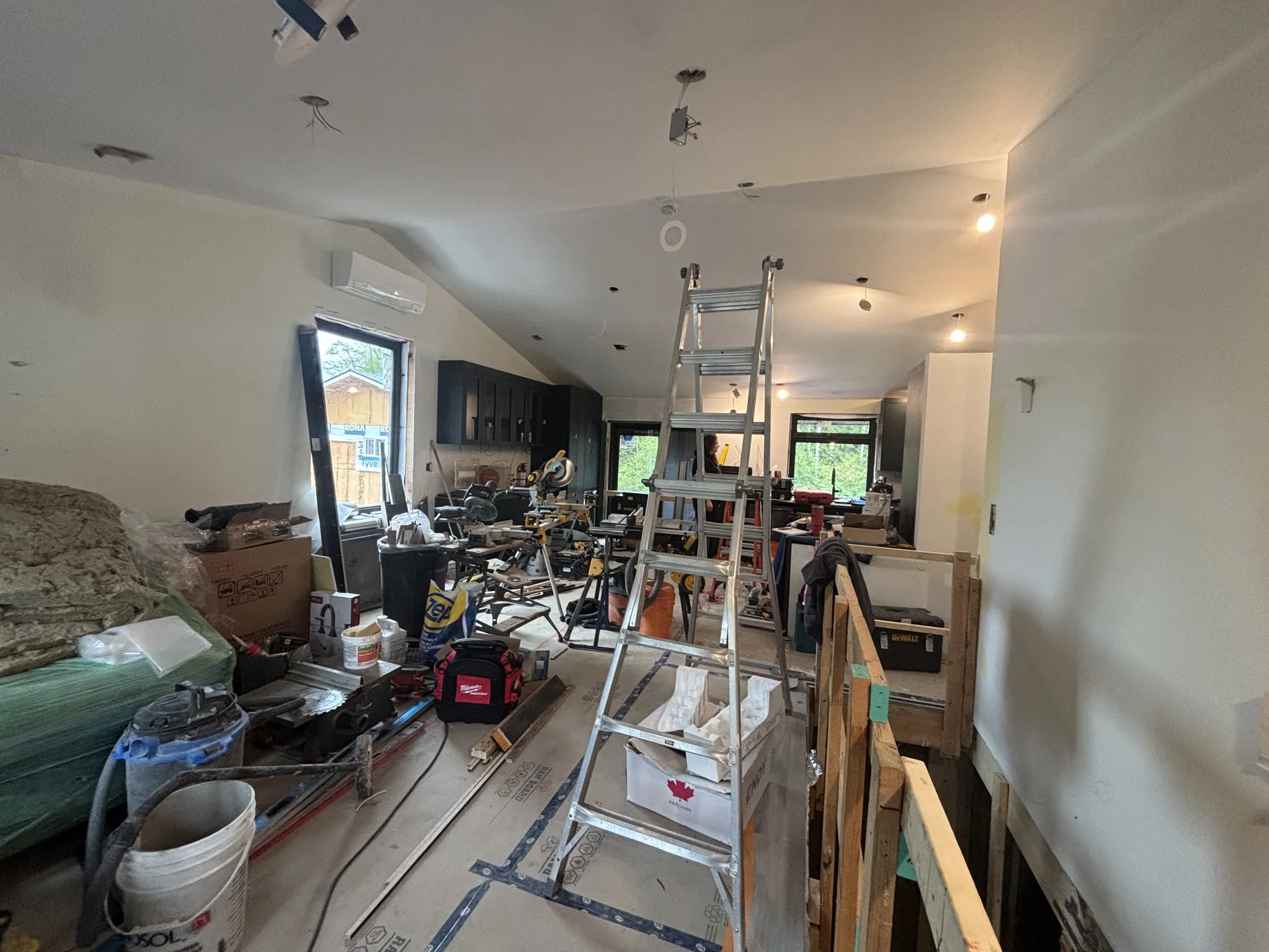 Before interior repaint photo at Charissa residence, Valleycliffe Squamish BC