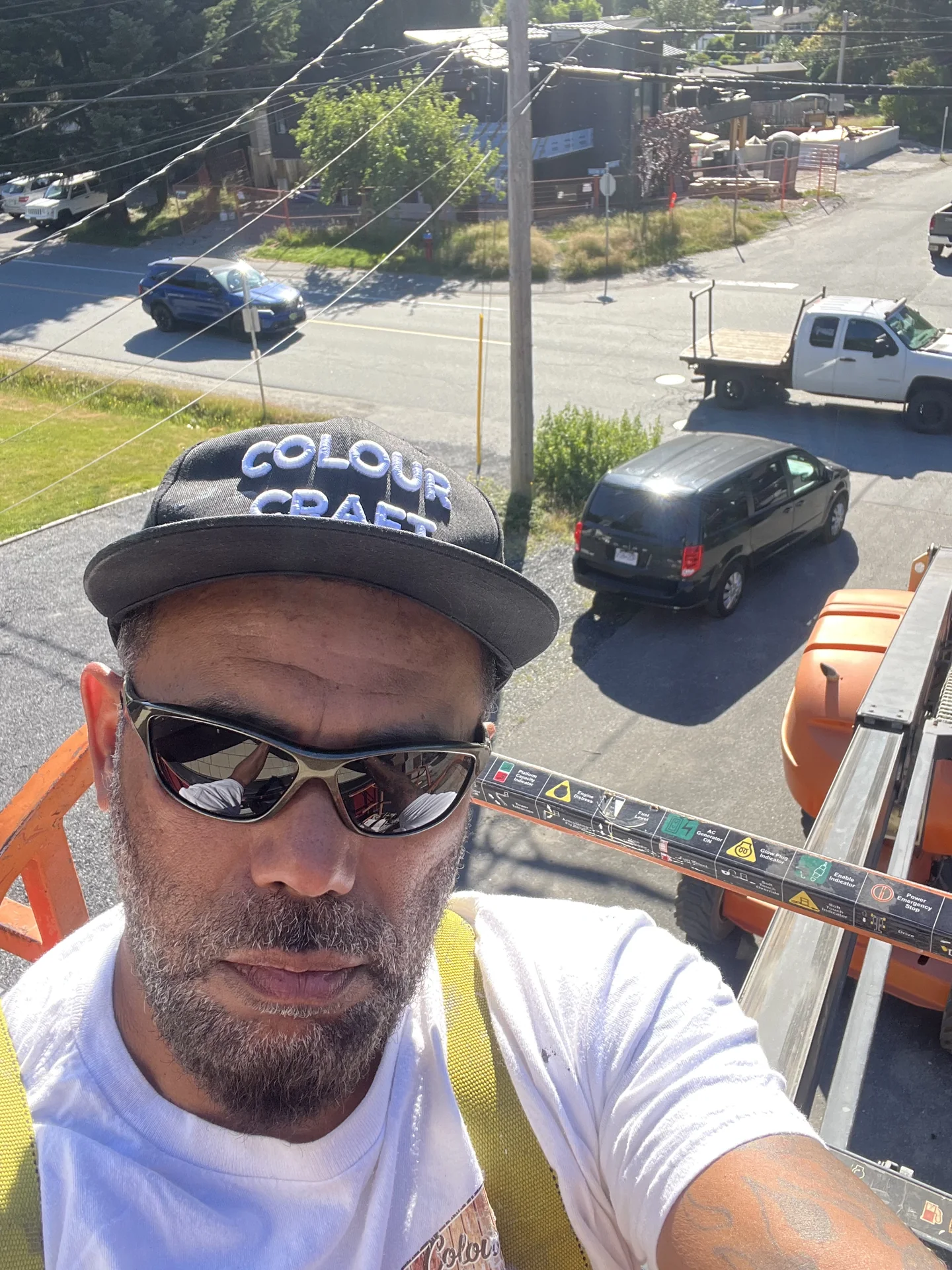 In-progress renovation repaint at Charissa residence, Valleycliffe Squamish BC