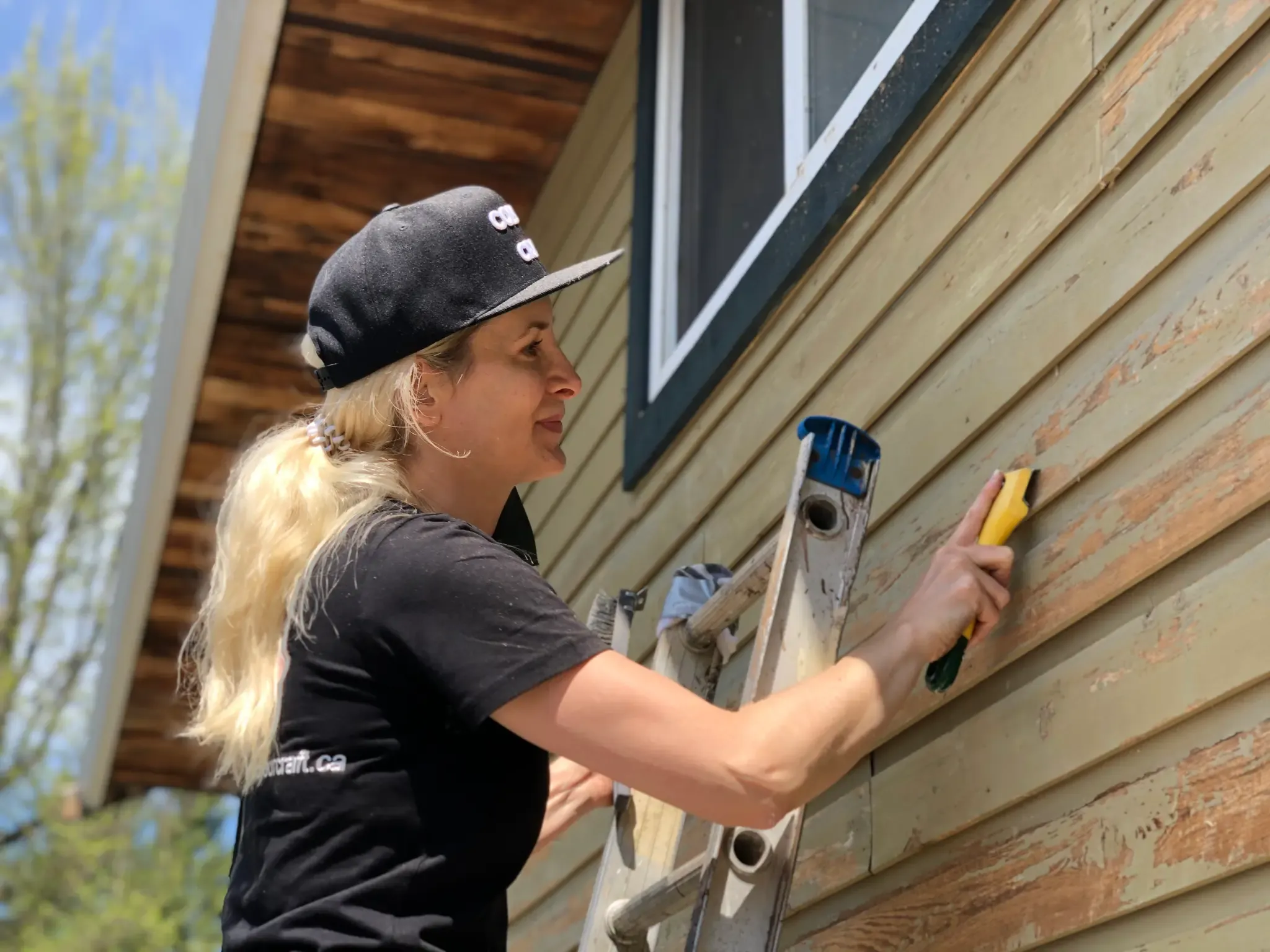 Before — Brackendale craftsman home trim and siding, Squamish BC