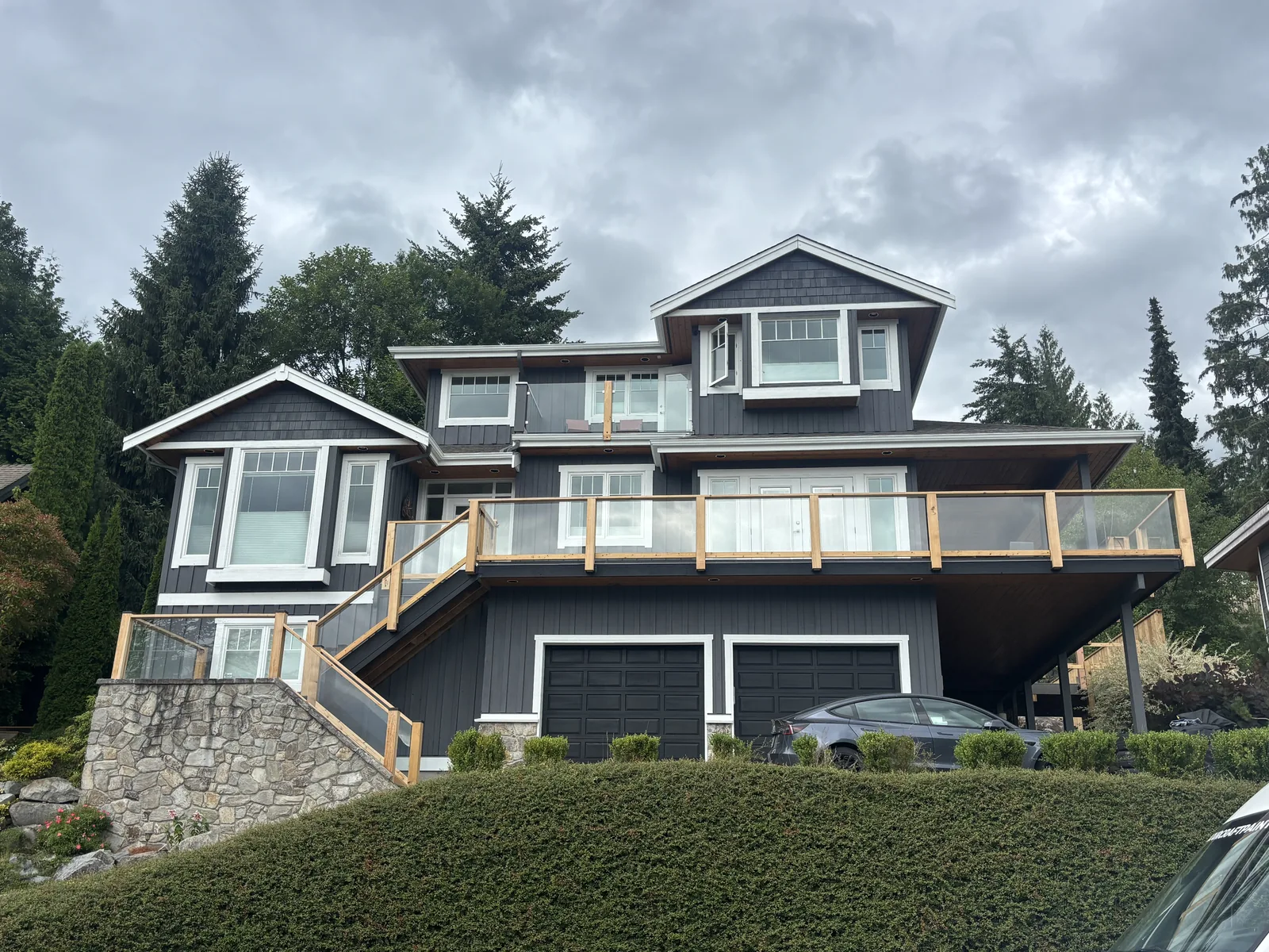 Dennis residence full colour change exterior — Glacier View Drive, Garibaldi Highlands Squamish BC