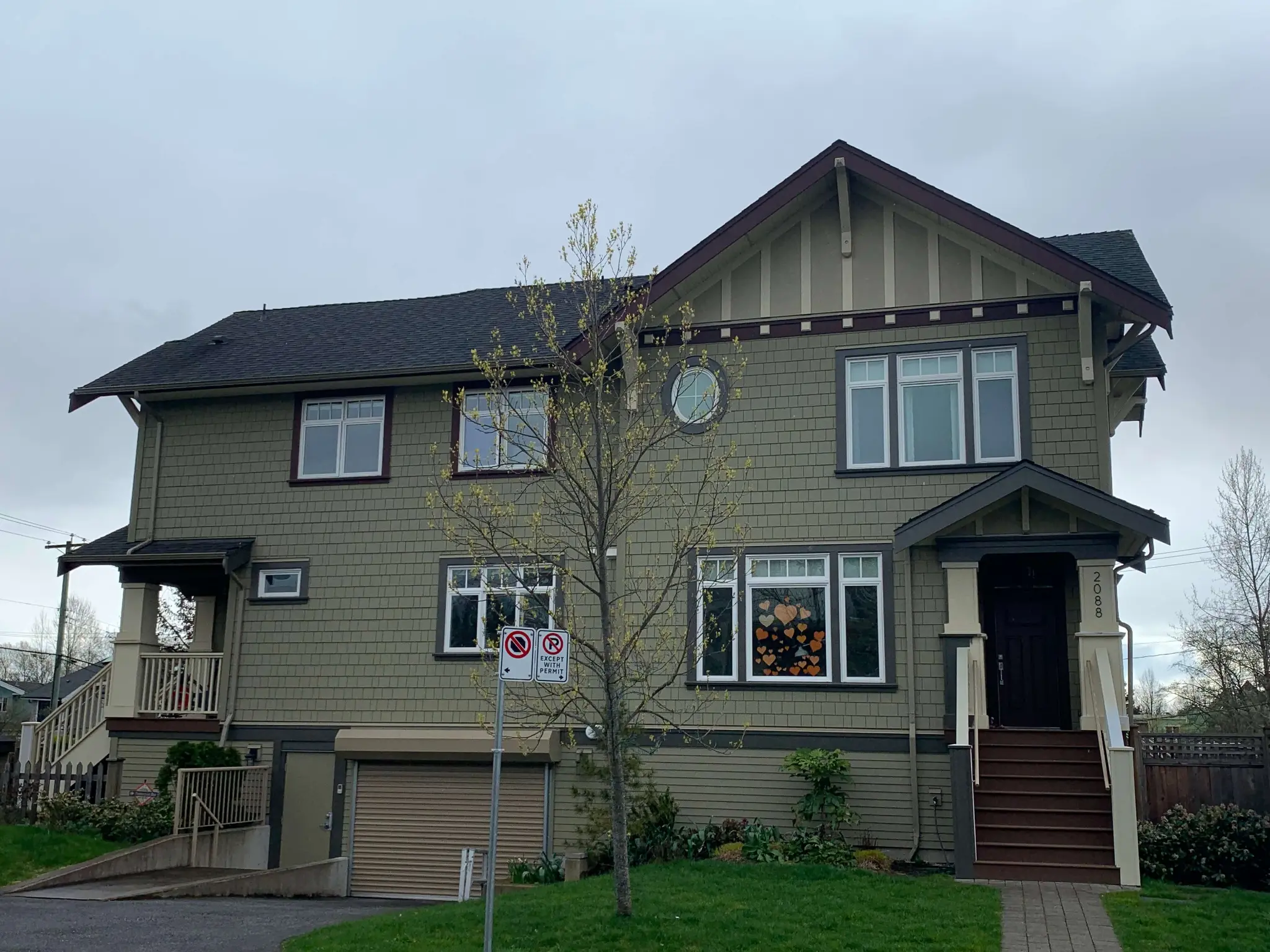 Completed commercial fourplex exterior repaint on Lakewood Drive, East Vancouver, BC — after photo four