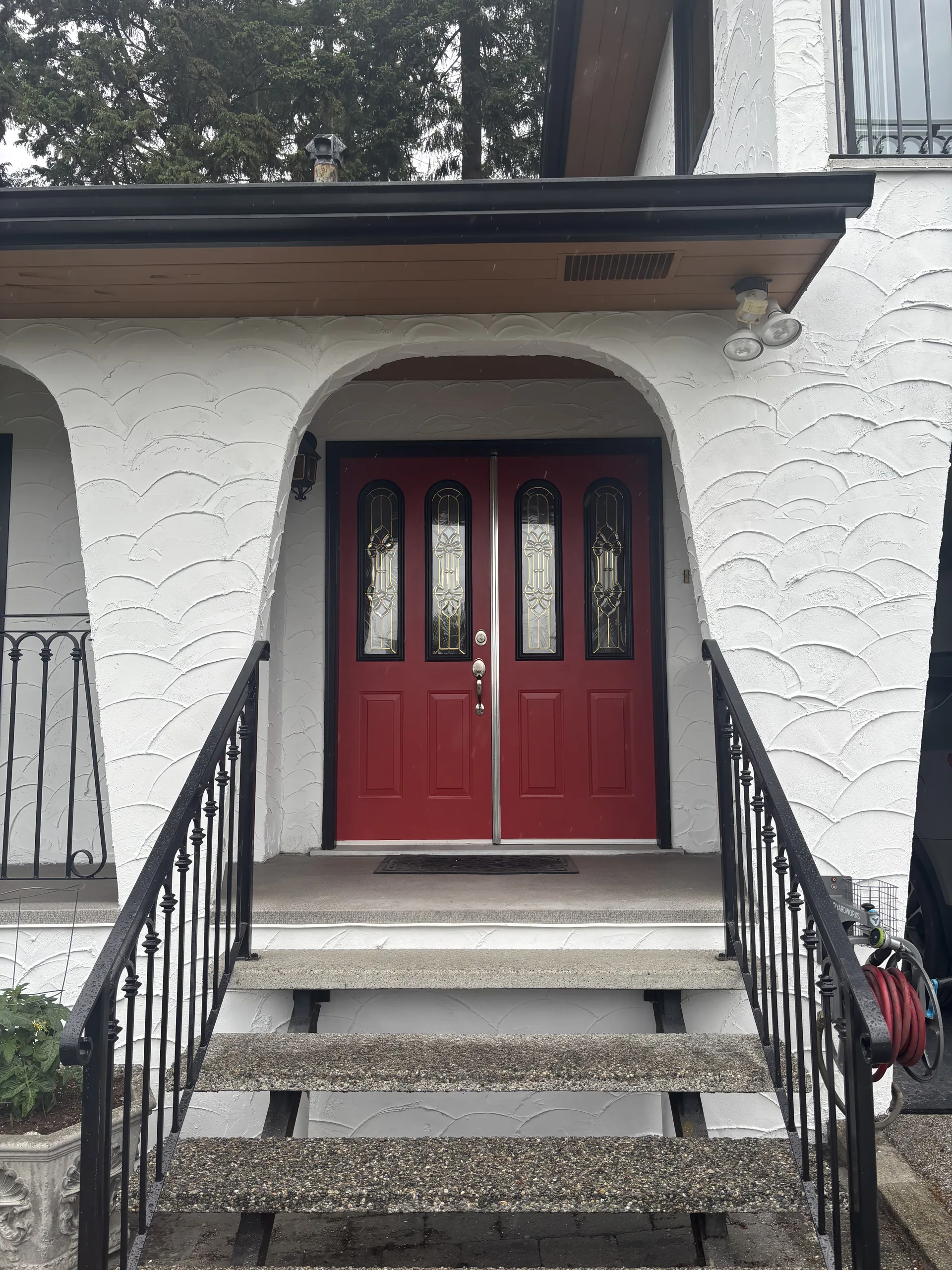 Completed stucco painting — Edgemont Village North Vancouver BC by Colour Craft Painting