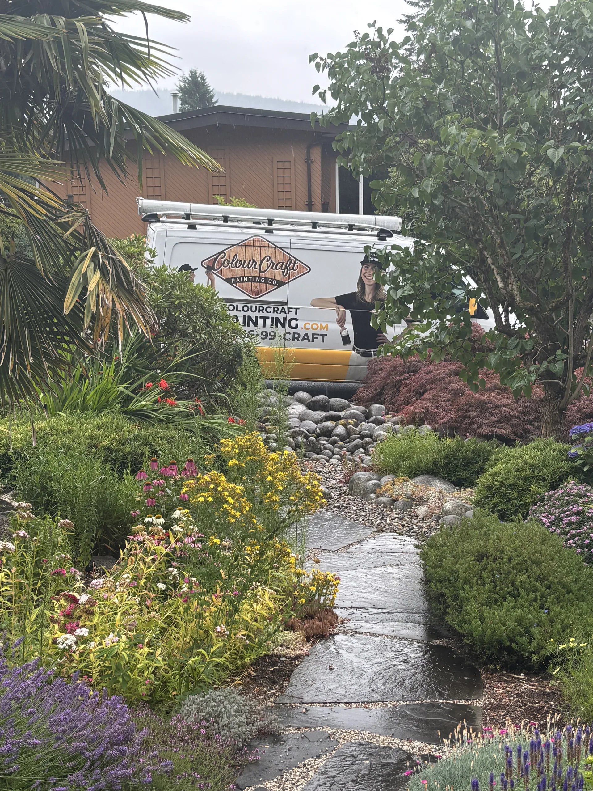 Stucco and soffit painting — Edgemont Village North Van