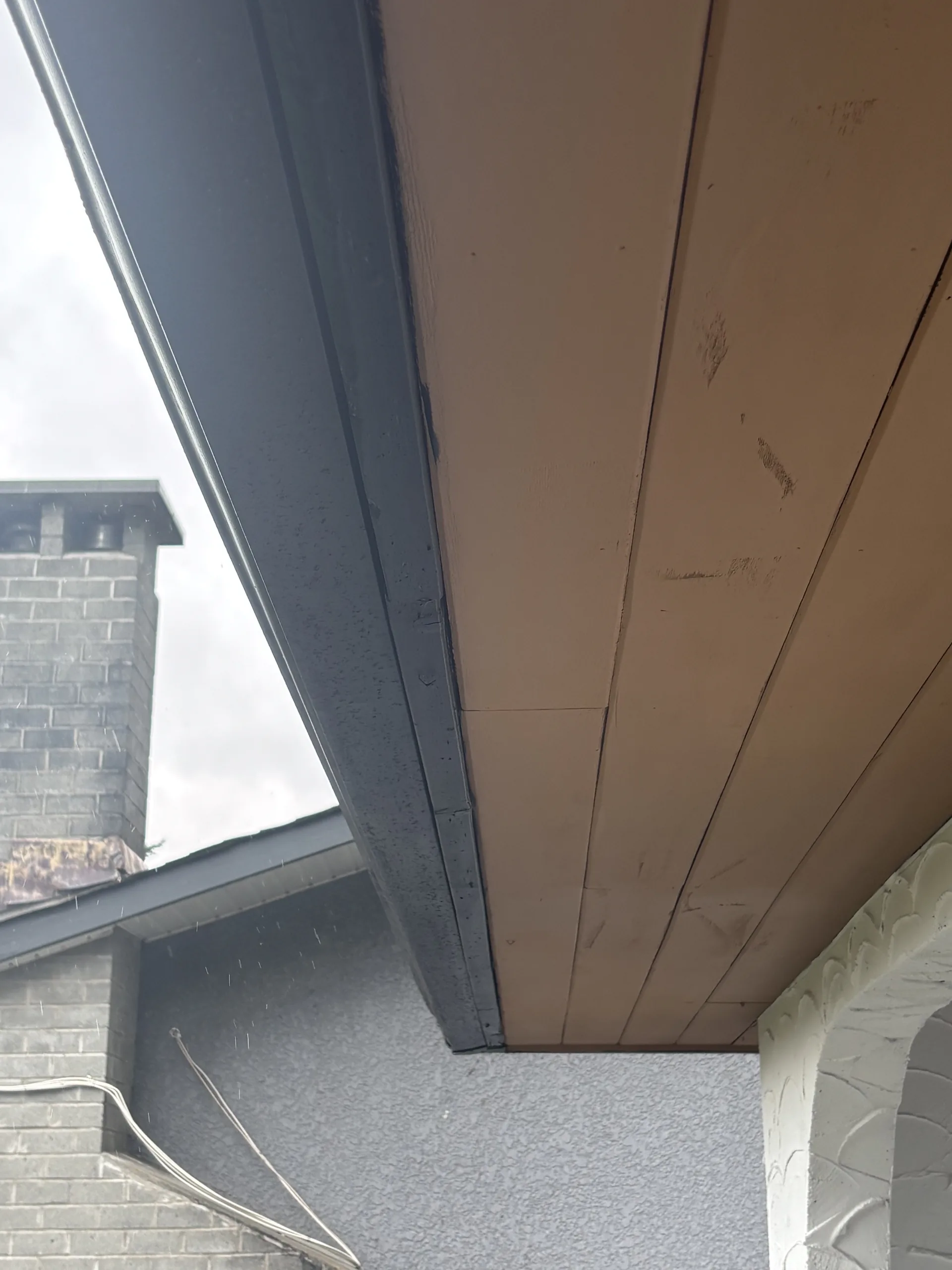 After exterior painting detail — North Vancouver BC