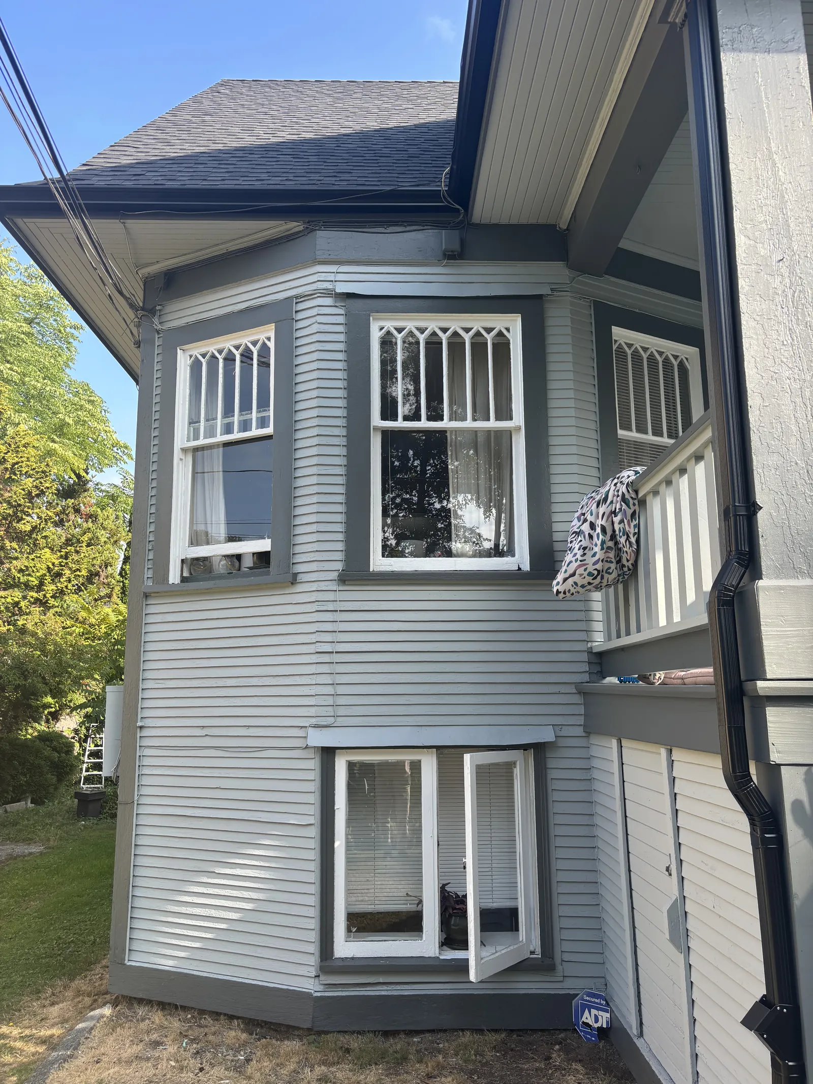 After — East Vancouver heritage home back view, completed