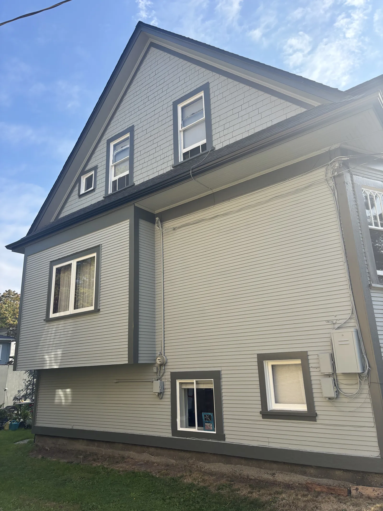 After — East Vancouver heritage home trim and fascia detail