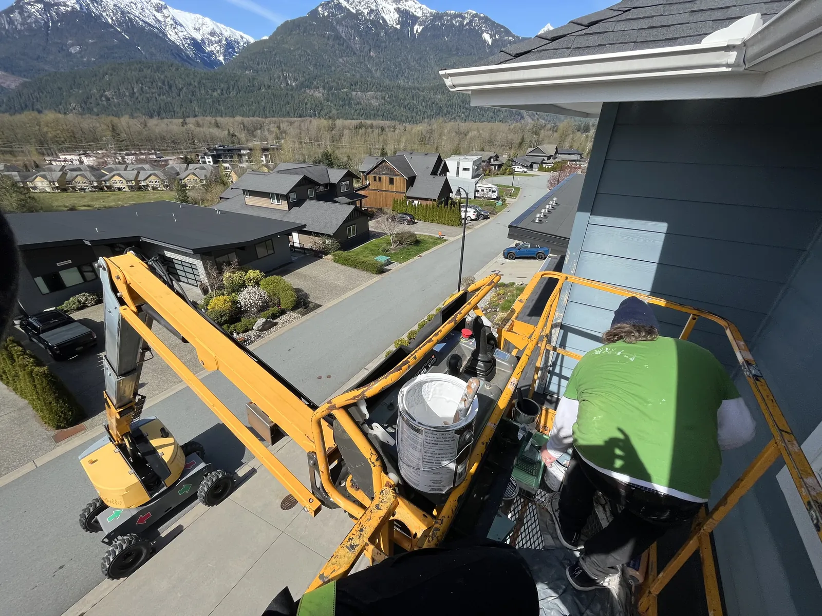 Garibaldi Highlands 4-storey — in progress, side view