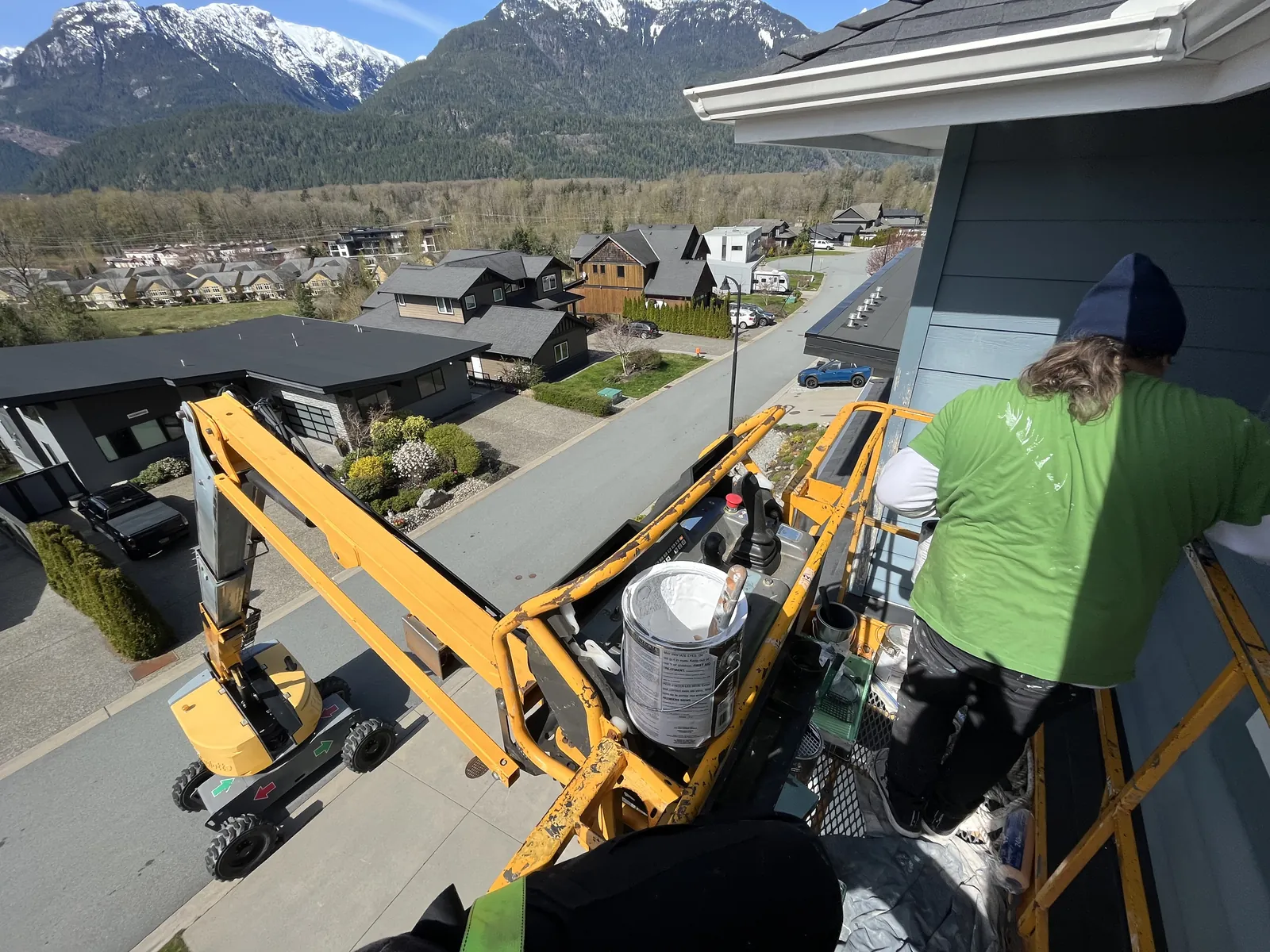 Garibaldi Highlands 4-storey — in progress, back view
