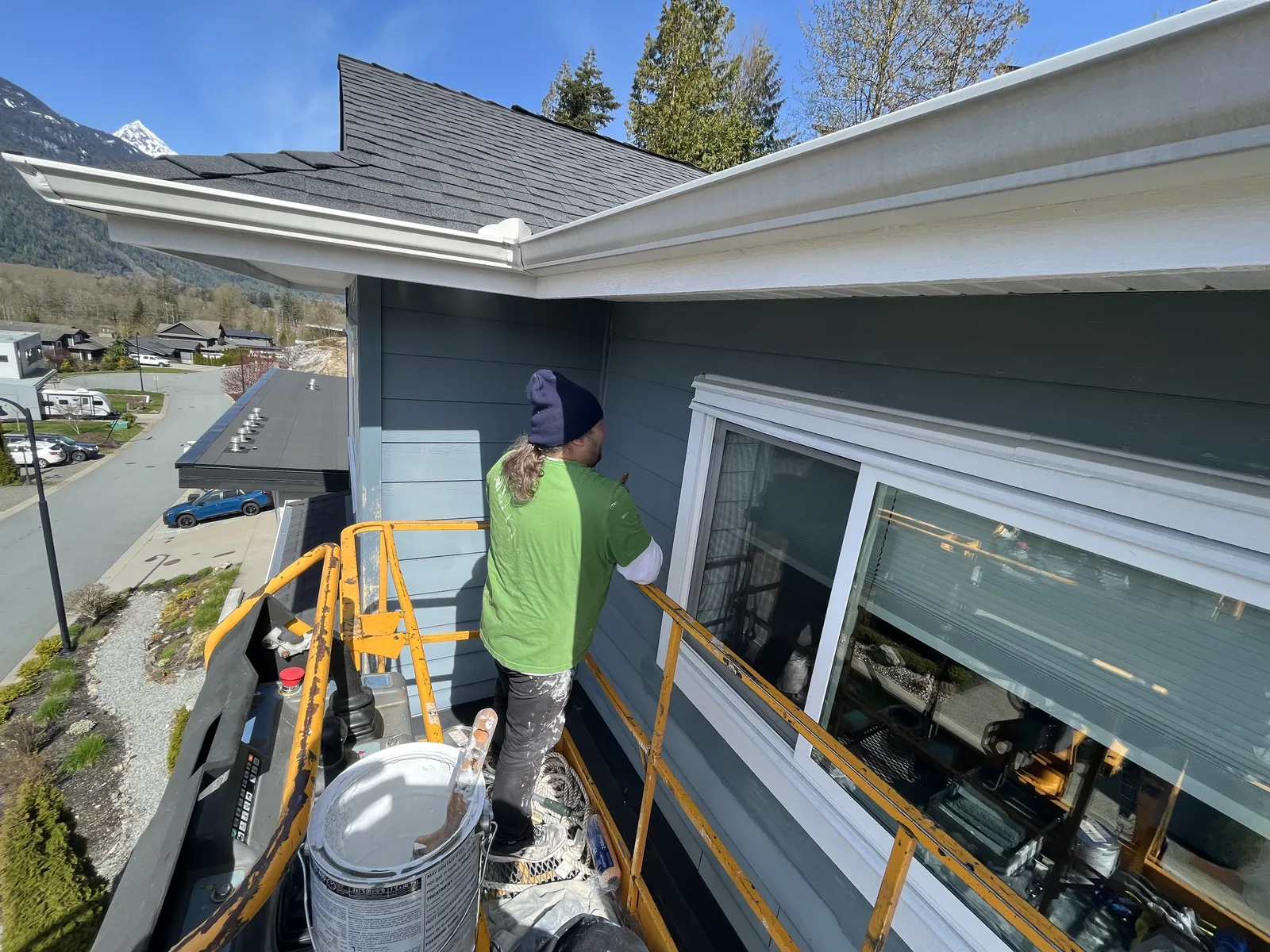 Garibaldi Highlands 4-storey — in progress, corner detail