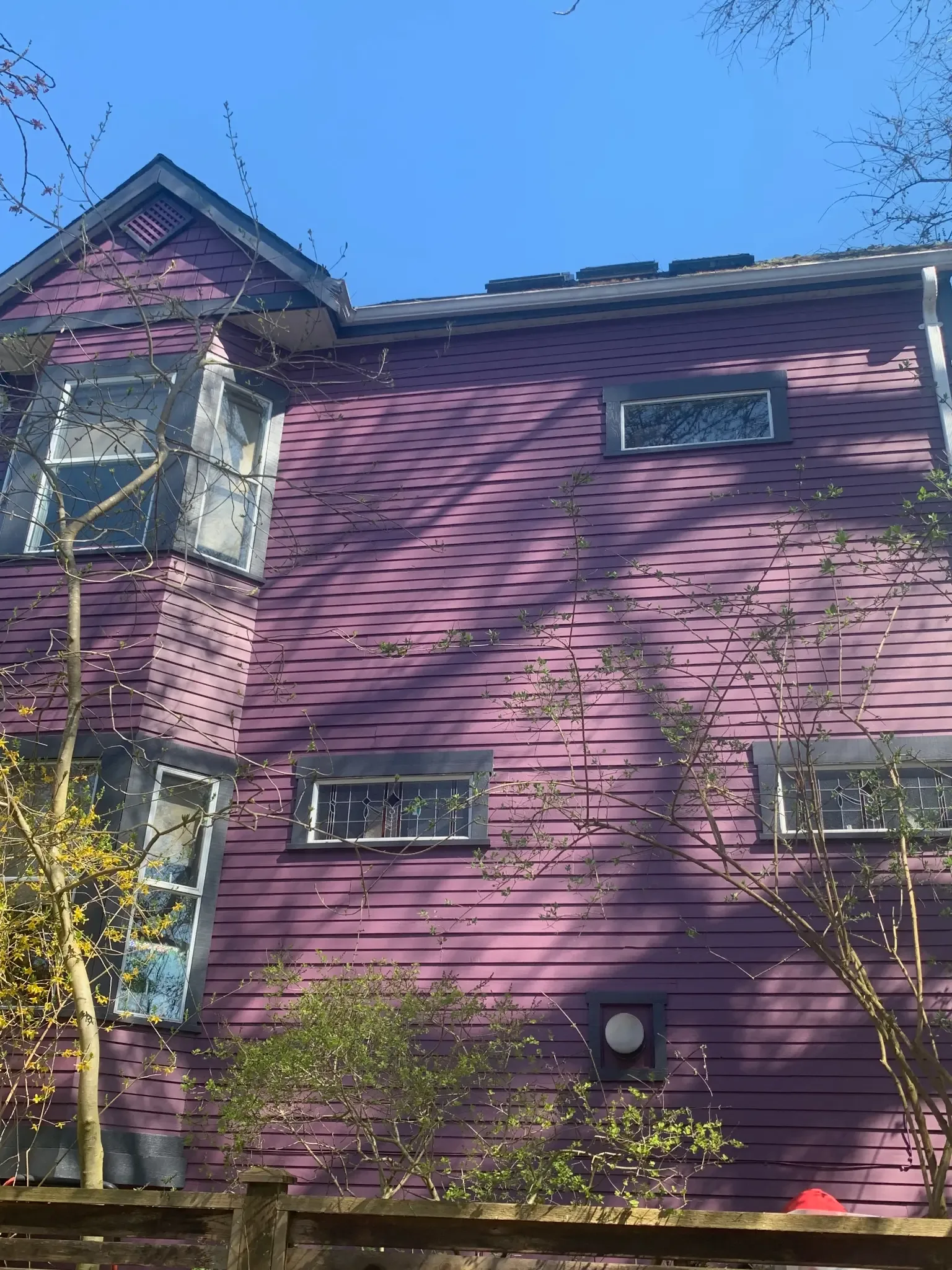 After — Side view of completed home, East Vancouver
