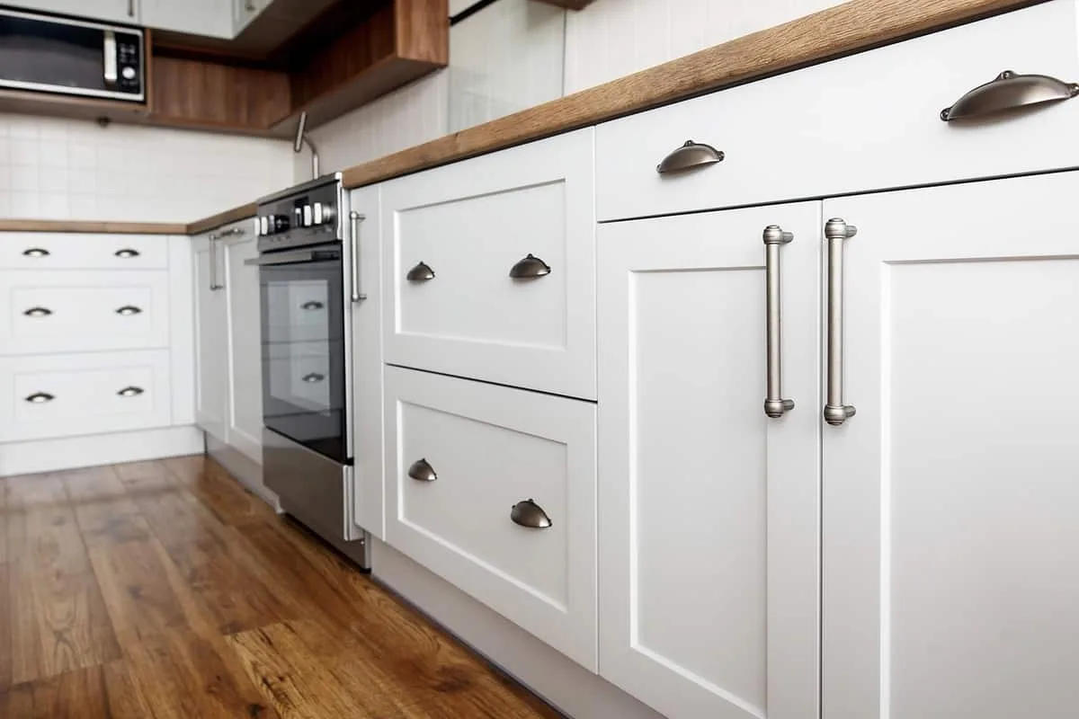 Kitchen cabinet painting transformation