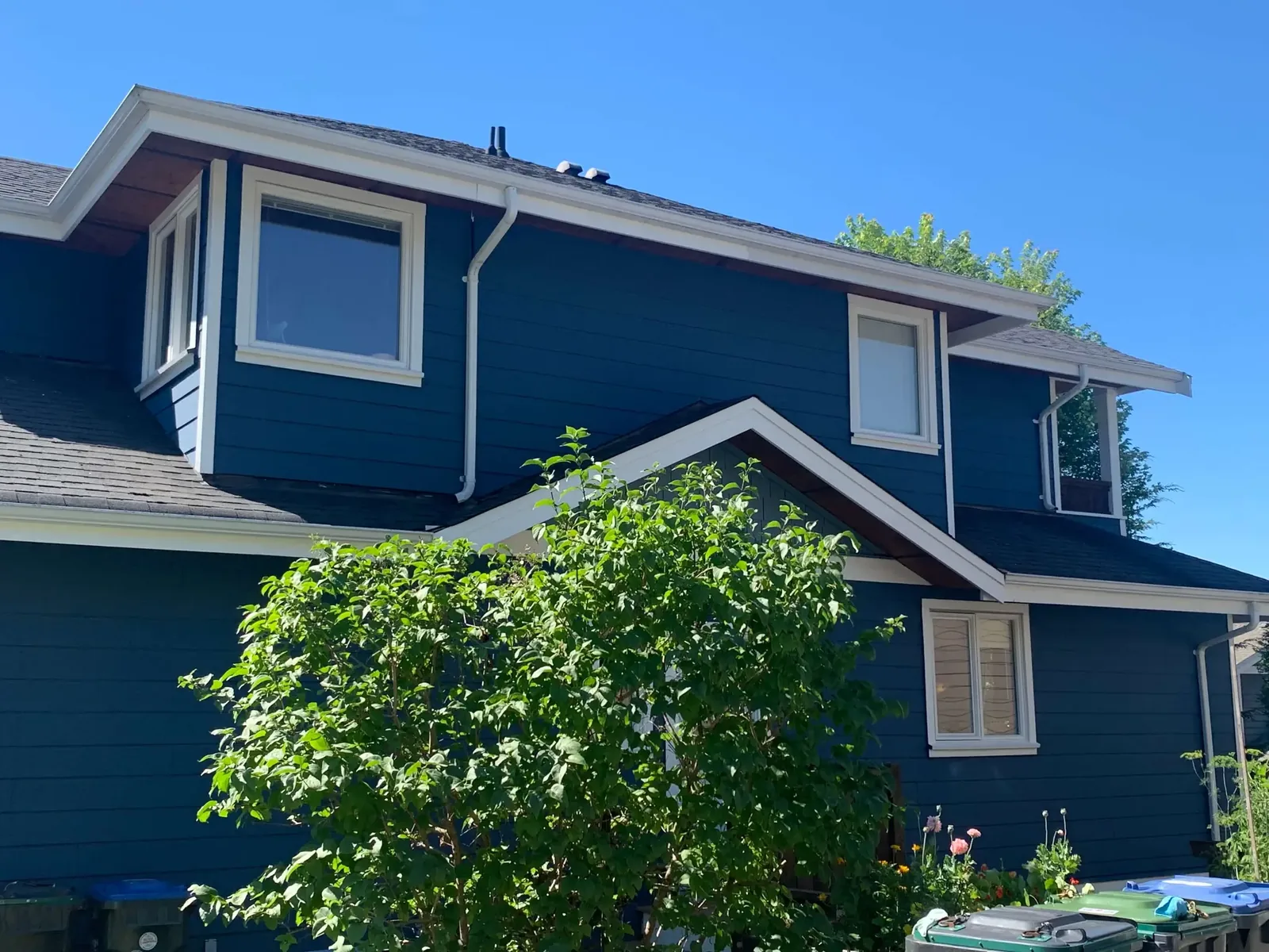 After — Matt residence side view completed, Garibaldi Highlands Squamish BC