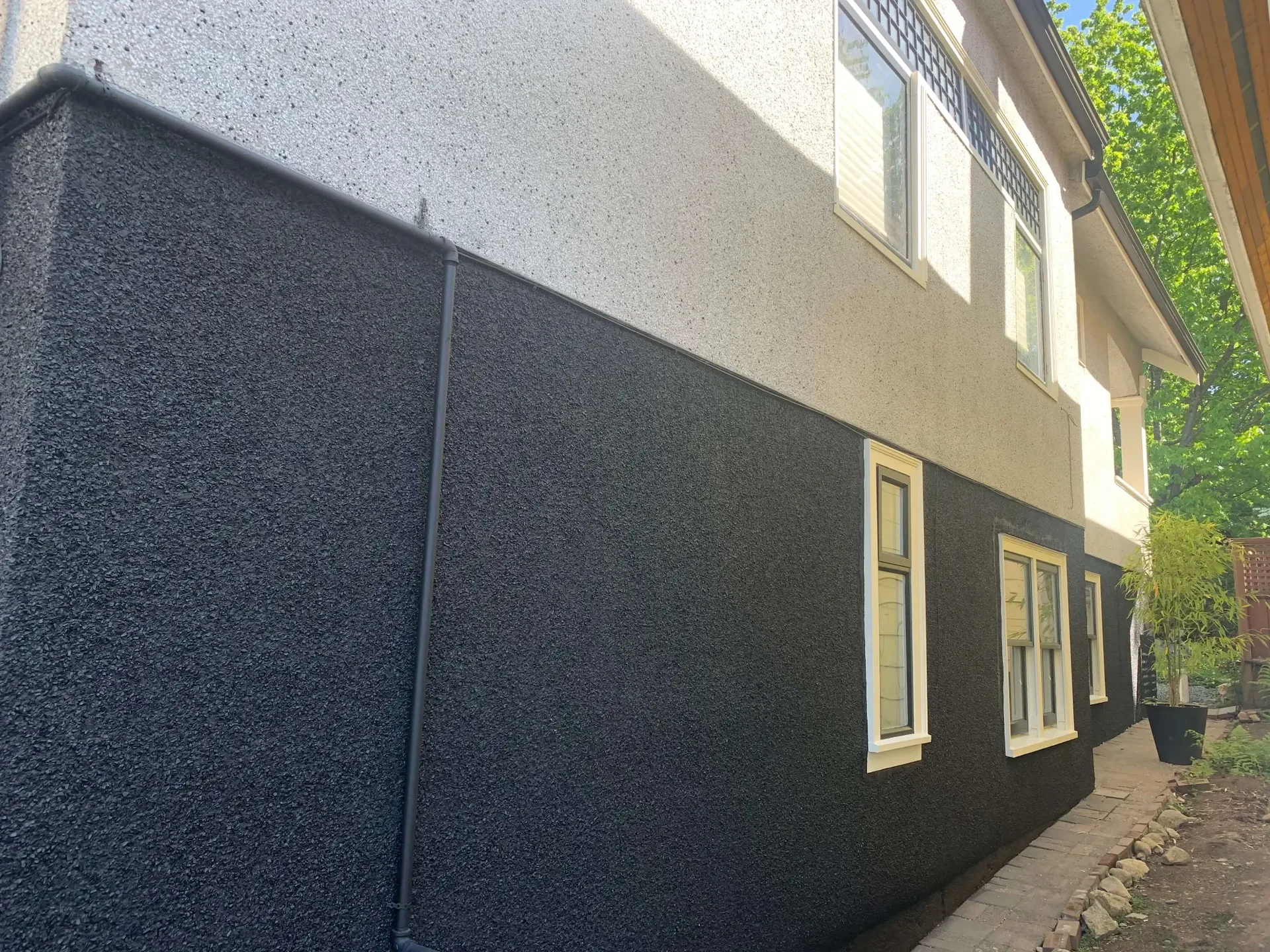 Front elevation after exterior painting — Mount Pleasant East Vancouver BC