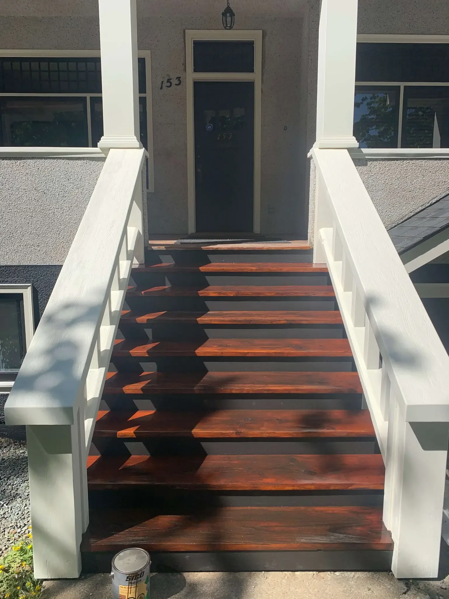 Side angle completed — exterior painting East Vancouver BC