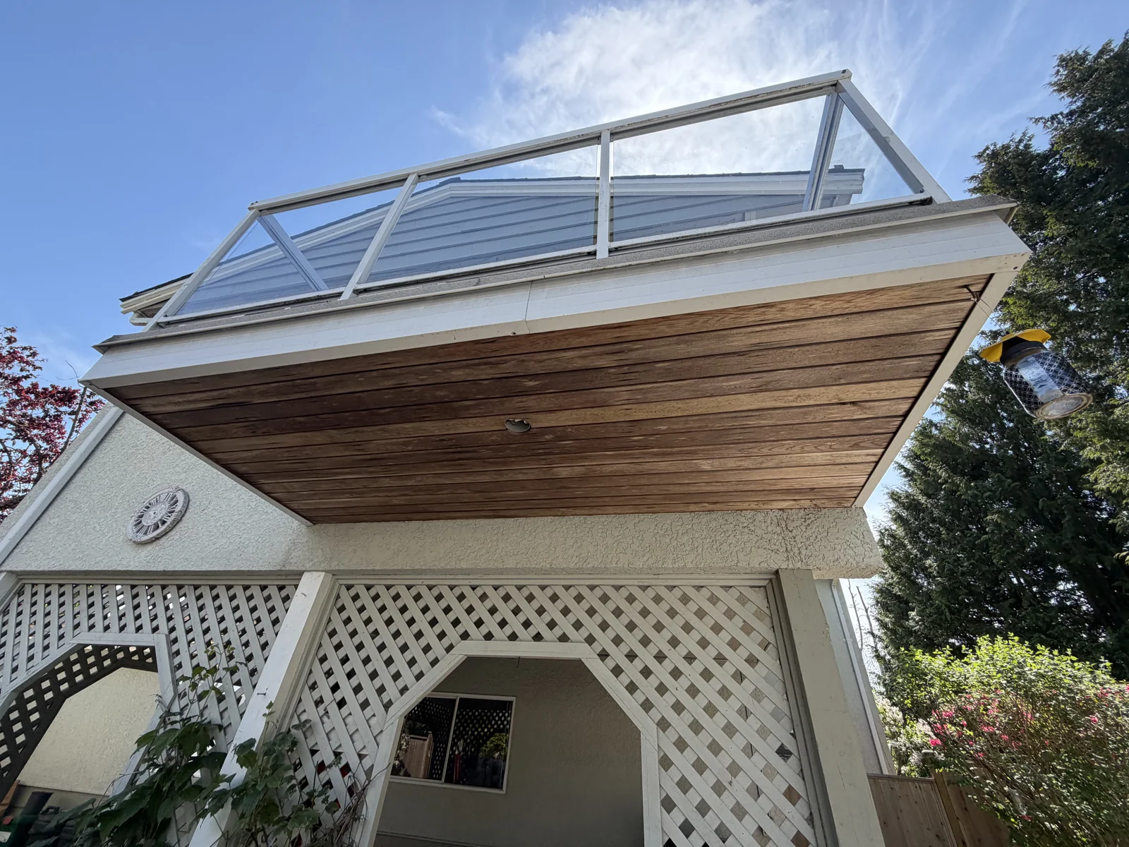 Before — Sheila residence posts and trim, Tsawwassen Delta BC — before painting