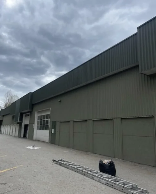 Commercial warehouse exterior painting Squamish BC — Colour Craft Painting
