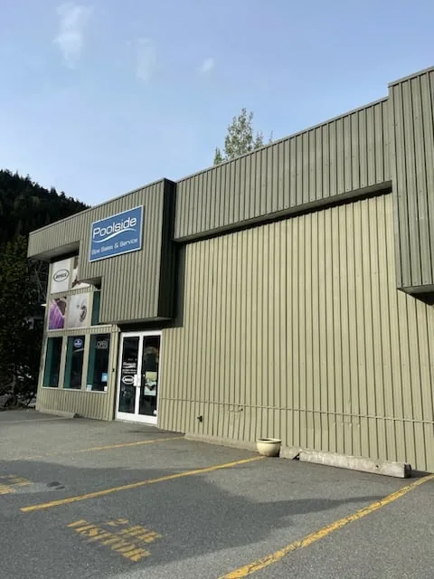 Commercial exterior painting Squamish BC — warehouse repaint for Avesta Property Management