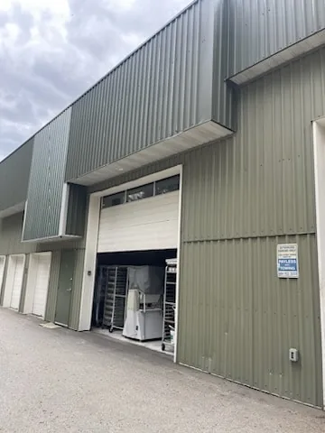 Commercial painting Squamish BC — Moss Green satin finish detail