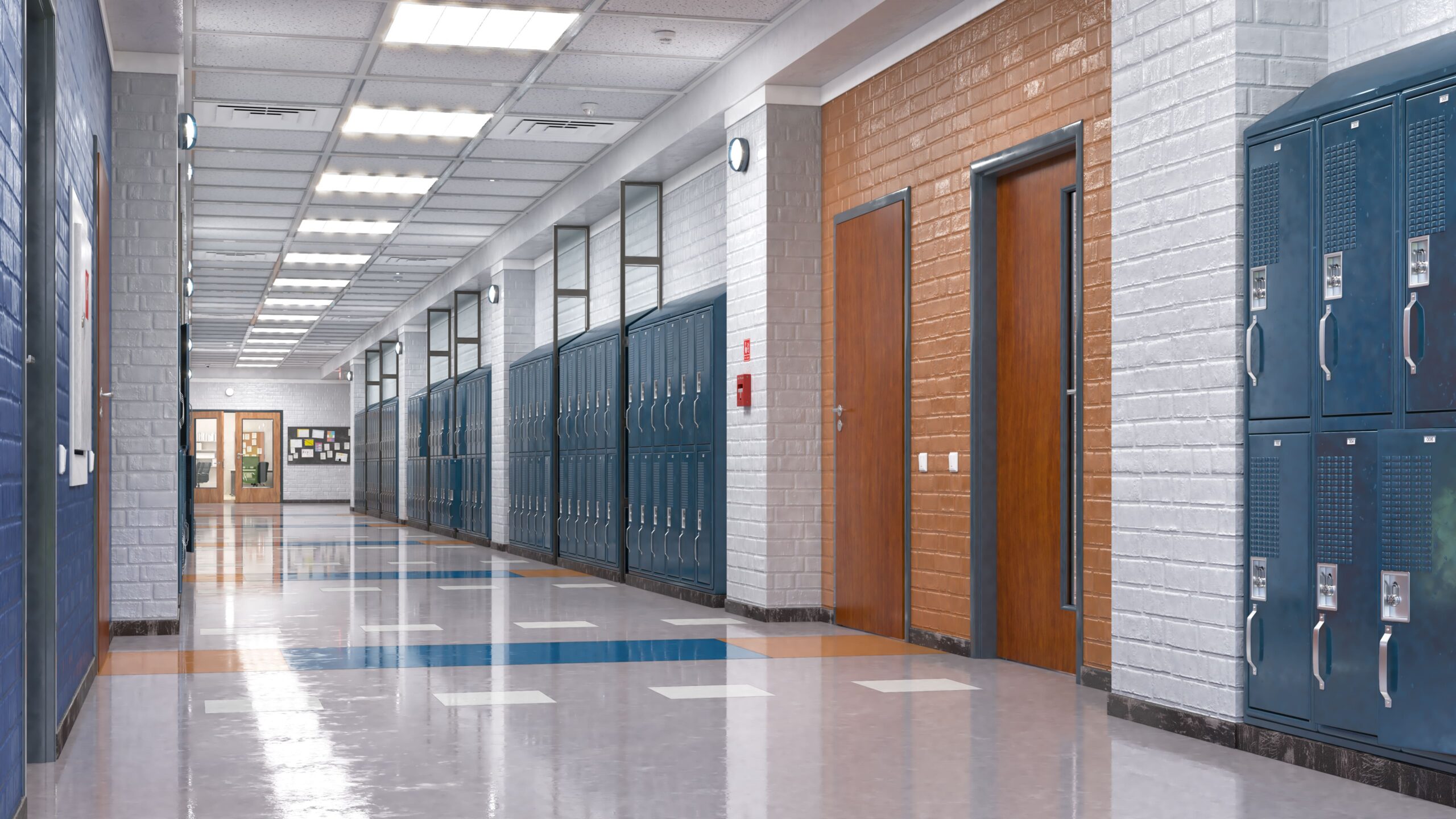 School Corridor