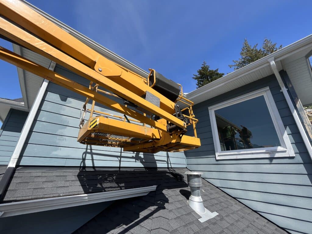 Exterior House Painting work in progress