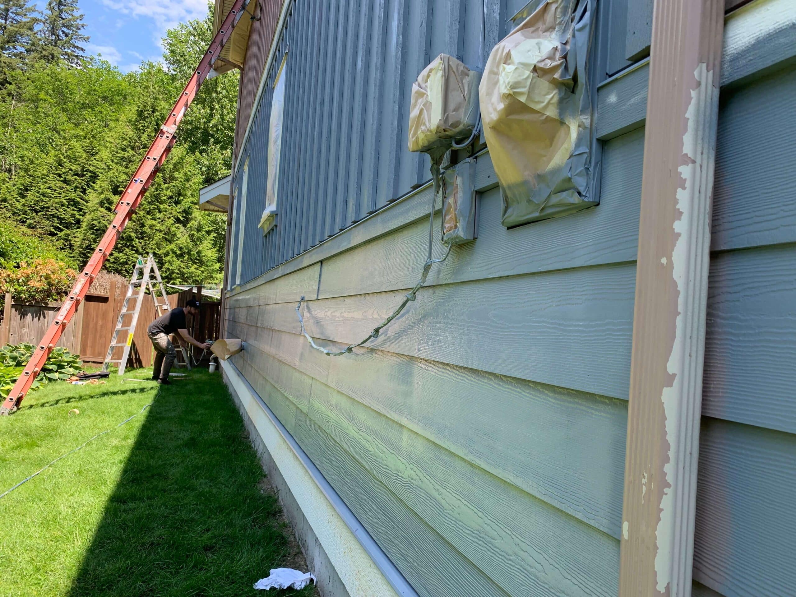 Exterior House Painting 8 hardy board painting in Squamish, BC