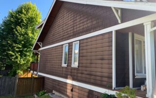 hardy board painting in Squamish, BC - paint lasts