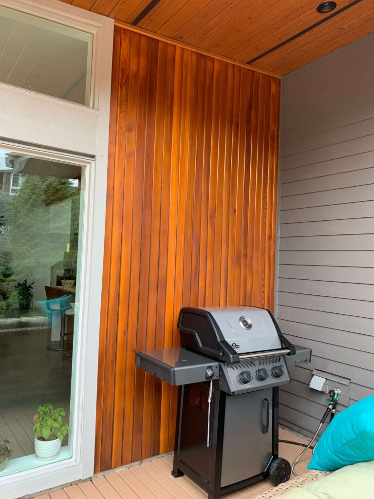 squamish bc, exterior staining project