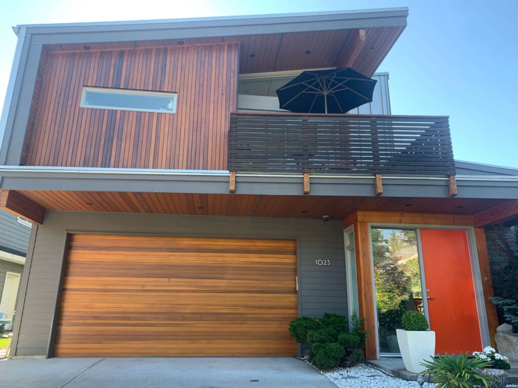squamish bc, exterior staining project