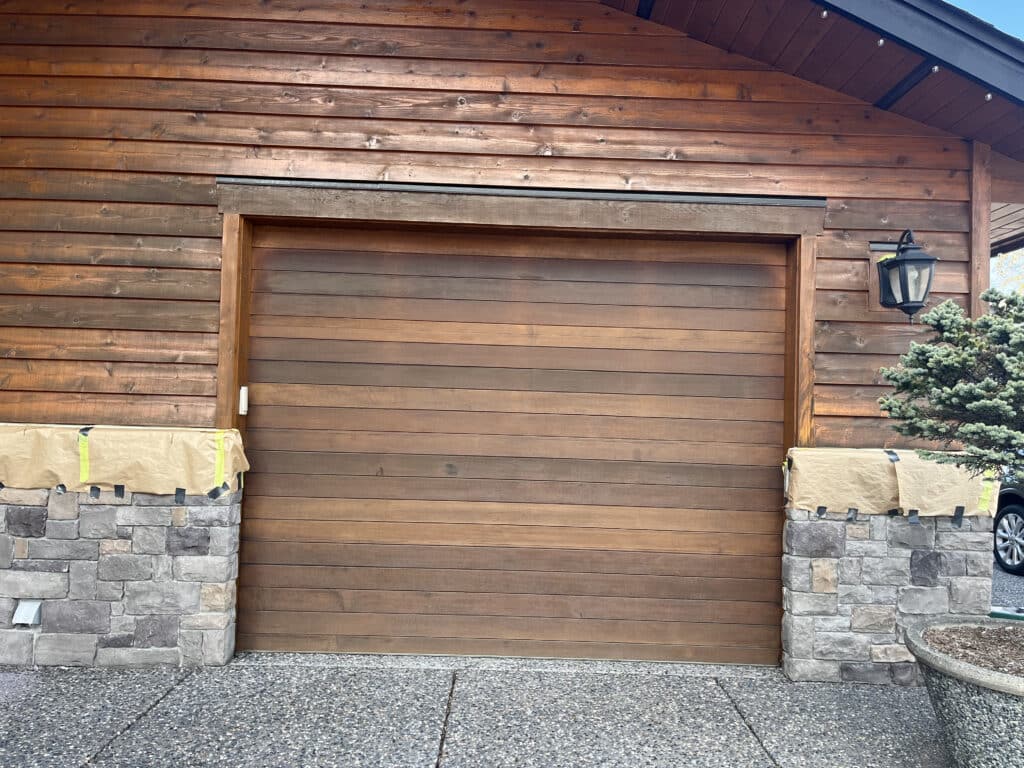 commercial wood staining