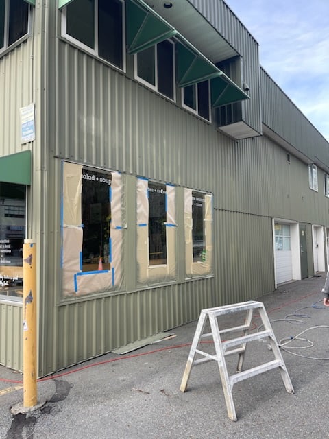 Squamish, BC commercial exterior painting